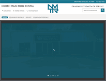 Tablet Screenshot of northmaintoolrental.com